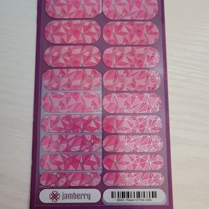 Full Sheet Jam Nail Wraps - Power of Pink